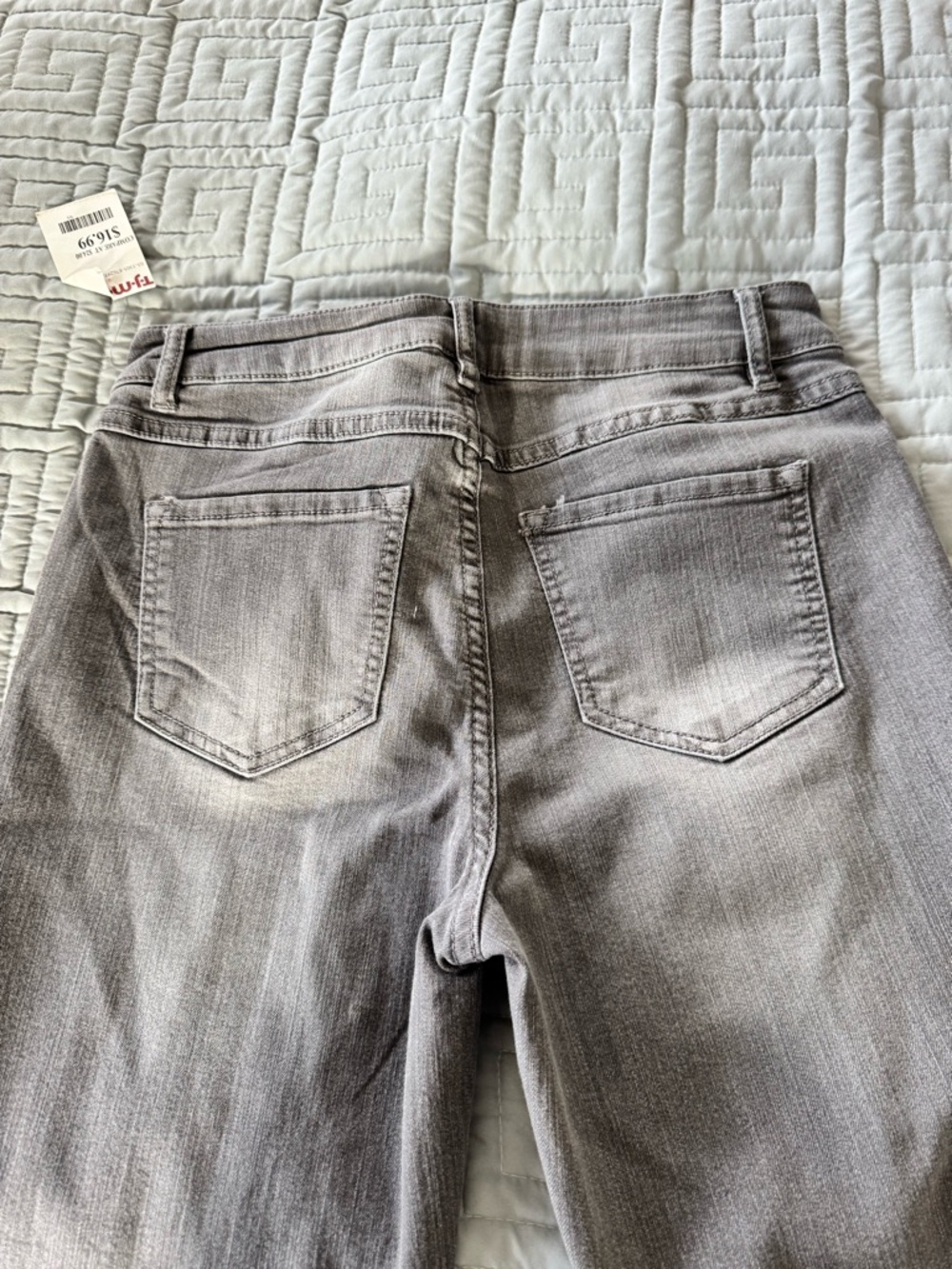 d. jeans Women's Gray Straight-Leg Jeans - Picture 5 of 5